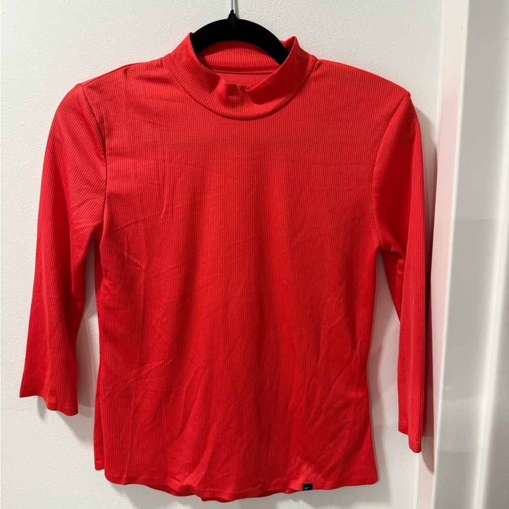 Nike Golf Women's Dri-FIT UV Victory 3/4 Sleeve Mock-Neck Top